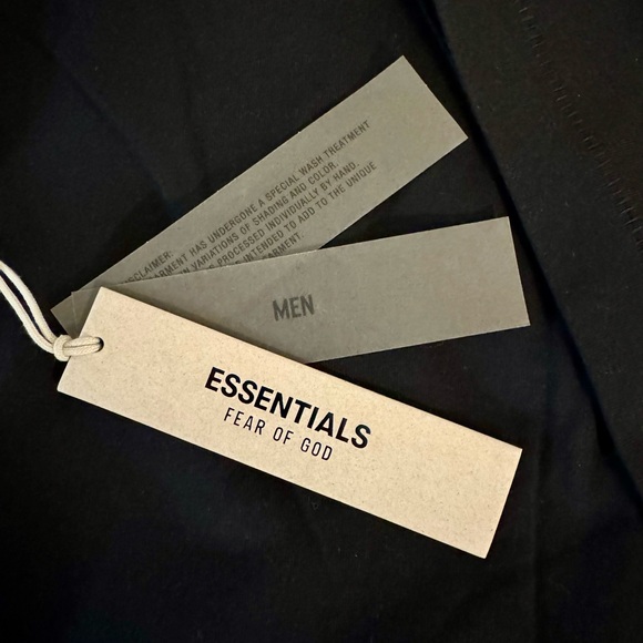 Essentials Fear of God Jersey Crewneck / Black / Sz. XXL / BRAND NEW - Picture 4 of 5